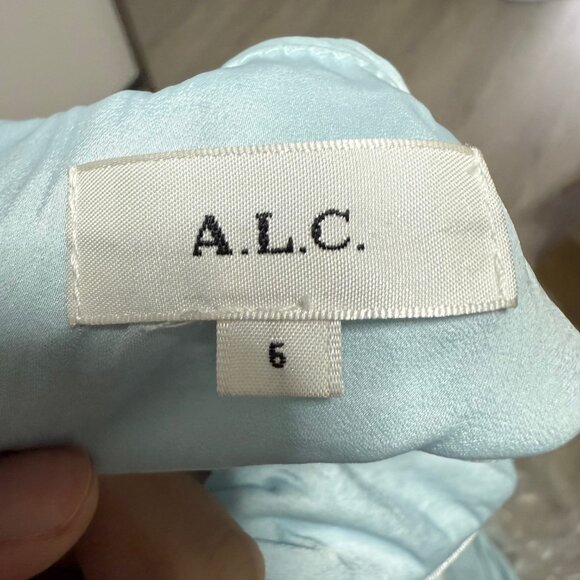 A.L.C. Moira Pleated Halter Maxi Dress - Picture 10 of 11